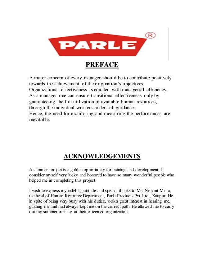 parle chocolate Hr policies and practices of parle